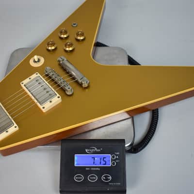 2014 Gibson Custom Shop L.E Flying V Standard Goldtop Electric Guitar w/OHSC image 21