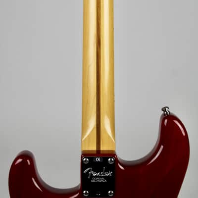 Fender American Deluxe Fat Stratocaster - Crimson Red Transparent 2000 w/OHSC (101102738) image 6