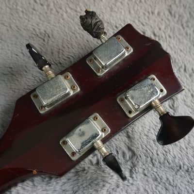 Greco SG-Style Bass MIJ Cherry Red Vintage Short Scale Bass Guitar image 21
