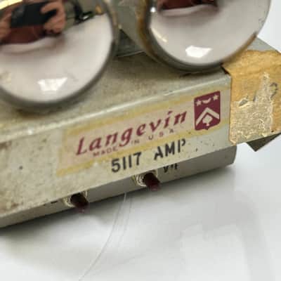 1950's Langevin AM-5117 Tube Preamp Program Monitor Amplifier image 4