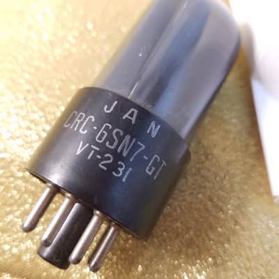 RCA perfect Matched Pair (2) VT-231 tNOS AT1000 TESTED Vacuum Tubes WWII military JAN-CRC-6SN7-GT dual triode 1941-1948 image 2