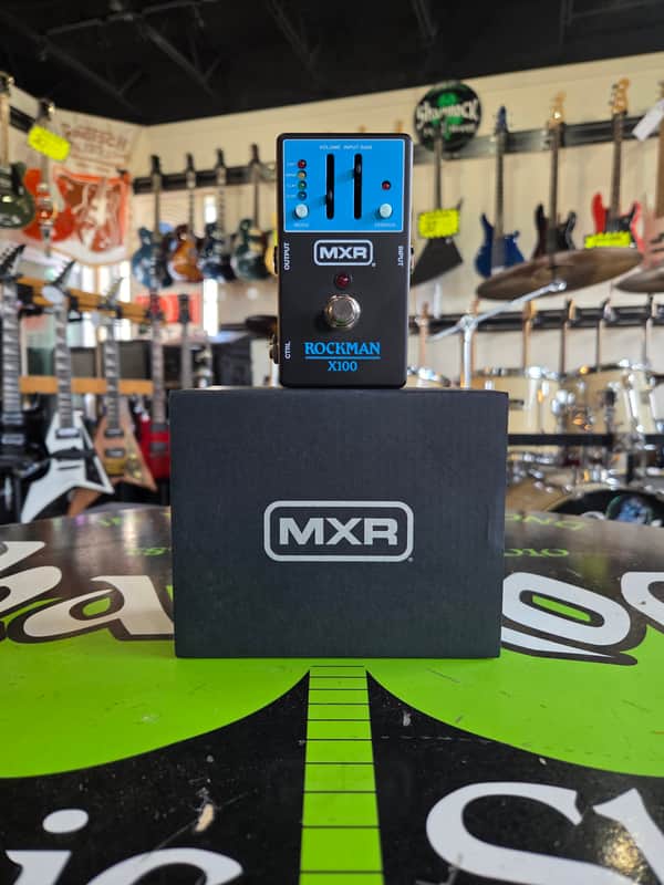 MXR MX100 Rockman X100 Analog Tone Processor - Black / Blue image 1