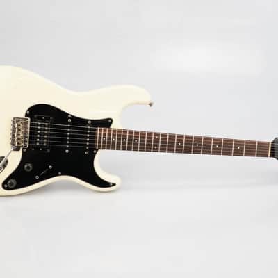 Fender Squier Fujigen Gakki Custom SQ Stratocaster HHS Olympic White #54075 image 1