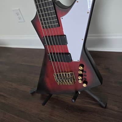 6-String Explorer Bass Oxbloodburst image 7