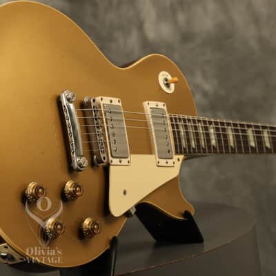 original 1957 Gibson Les Paul RARE Goldtop with a MAHOGANY TOP!!! image 12