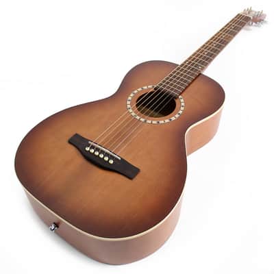 Art & Lutherie Ami Cedar Parlor Acoustic Guitar in Antique Burst image 11
