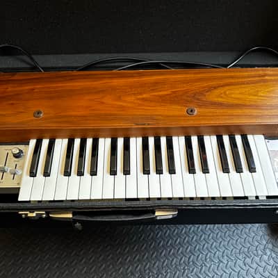 Farfisa Syntorchestra 37-Key String Synthesizer (Rare Brown Wood Version) SERVICED + hard case image 3