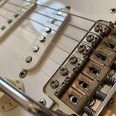 RARE LEFTY! 2004 Fender ST68-JH Left Handed Jimi Hendrix Strat - Crafted in Japan - Maple Cap Board / USA Texas Special Pickups image 13