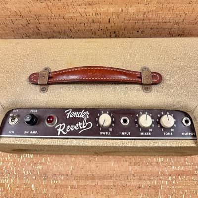 Fender 6G15 Tube Reverb Unit 1962 - Blonde w/ Oxblood *Rare* image 5