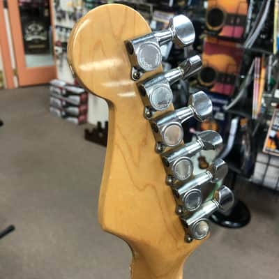 Fender Standard Stratocaster with S1 Tremolo with Maple Fretboard MIJ 1986 - Black w/ Hardcase and Trem Arm image 12