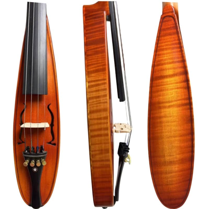 Craft baroque style hand made violin 4/4,flamed maple back,sweet sound image 1