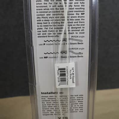 Fat Cat 14” x 20-Strands, No Pitch Snare Wires (FC1420NP) image 2