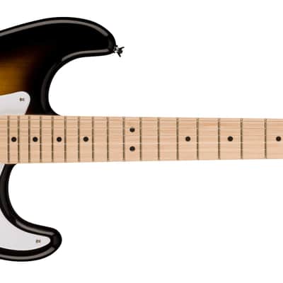Squier Sonic® Stratocaster® Pack, Maple Fingerboard, 2-Color Sunburst, Gig Bag, 10G - 120V image 2