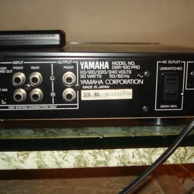 Yamaha DSR-100 PRO NATURAL SOUND DIGITAL SOUND DECODER BLACK image 6