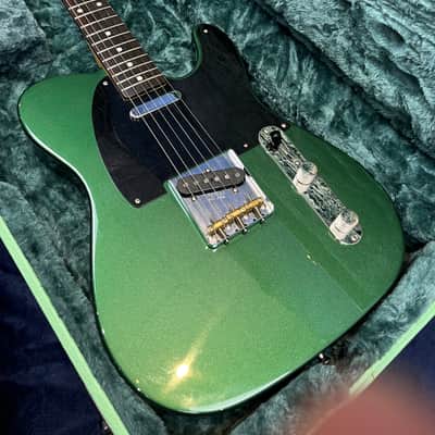 Fender MIJ 60's Telecaster Rosewood FB in Sherwood Green Metallic Pre-owned image 16
