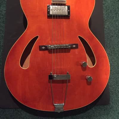 1999 Cort J.Triggs Jazz Guitar - Translucent Orange image 1