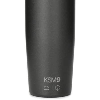 Shure KSM9 Dual-pattern Condenser Handheld Vocal Microphone - Charcoal Gray image 1