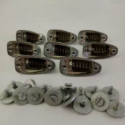 Slingerland 1+ Floor/Tom/Snare Drum Lugs Chrome Vintage 70s Small Sound King*EXC image 5