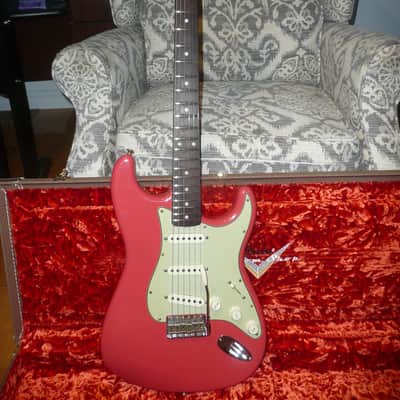 Fender Custom Shop Ltd Limited Edition '62/'63 Stratocaster Journeyman Fiesta Red (CZ560159) image 11