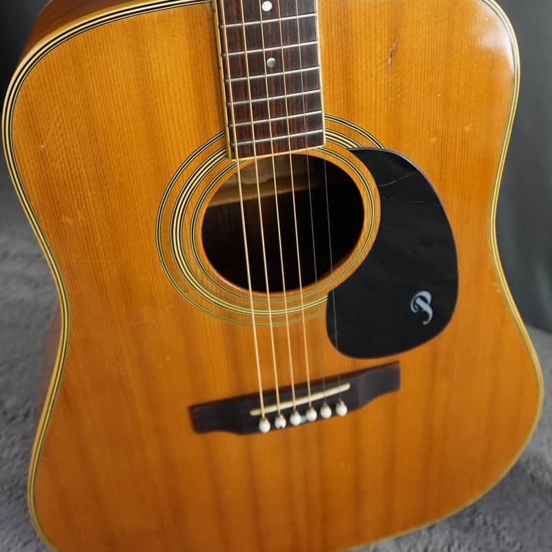 Pearl PF-770 71-72 - Natural Acoustic Guitar Rare image 1