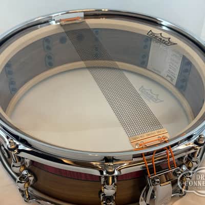 Pearl MUSIC CITY CUSTOM USA Solid Walnuts Snare Drum 14×5 #1013 image 5