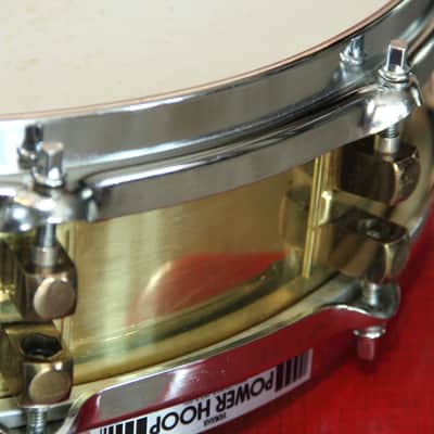 Yamaha SD935BS SD-493 14x3.5" Brass Piccolo Snare Drum 1987-1996 - Brass Bild 8