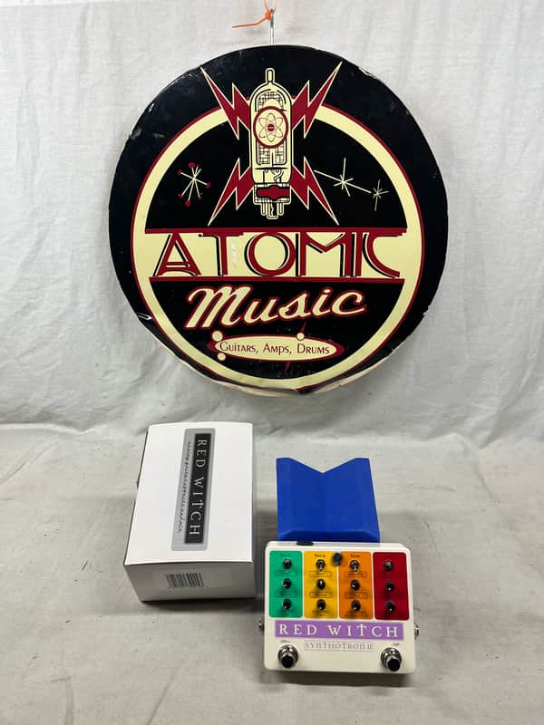 Red Witch Synthotron II 2 Synthesizer Pedal with Box image 1