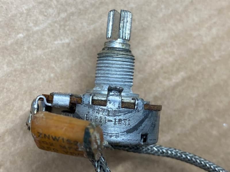 Gibson Vintage 1957 Gibson ES 175 Control Harness 500K Volume 250K Tone with Cap 1958 1950's image 1