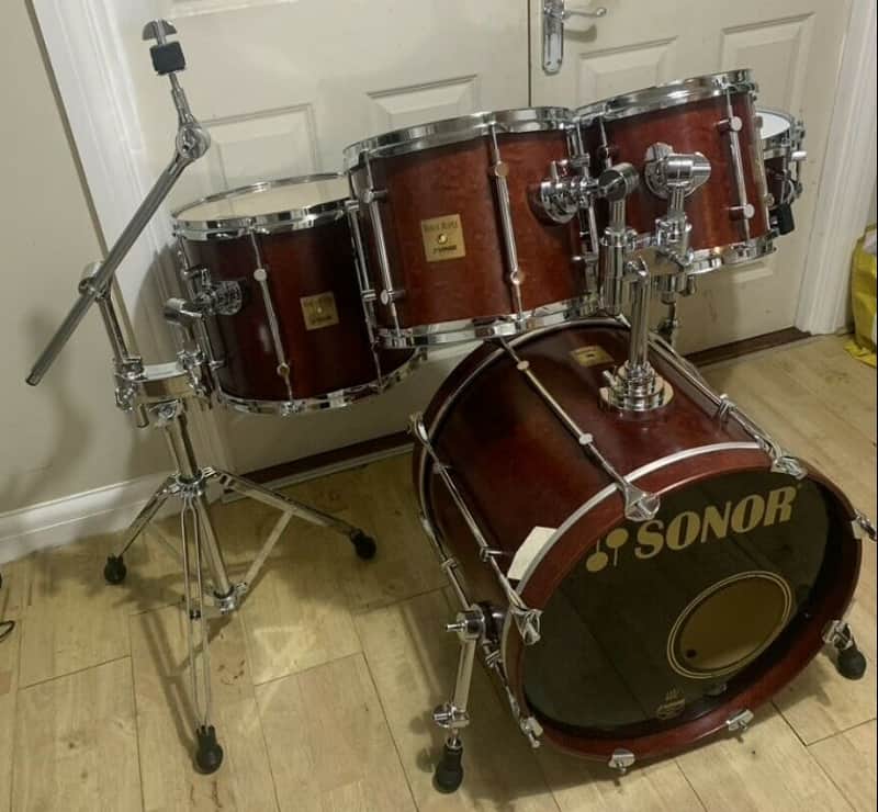 Sonor Force Maple 1990 - Red Tulipwood image 1