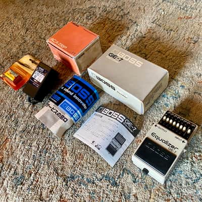 Boss GE-7 Equalizer MADE IN JAPAN Black Label 1984 image 1