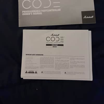 Marshall Code CODE50 50-Watt 1x12" Digital Modeling Guitar Combo 2016 - Present - Black image 7
