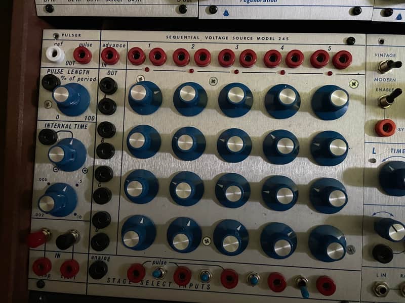 Buchla Format 245r Sequencer Rogan Knobs image 1