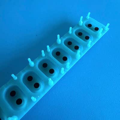 ALESIS VI49 AKAI MPK 25 Midi Keyboard Part: 12-Key Conductive Pad Contact Strip image 4