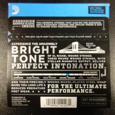 D'addario EXL-110 Regular Light Gauge 10-46 Nickel Would image 2