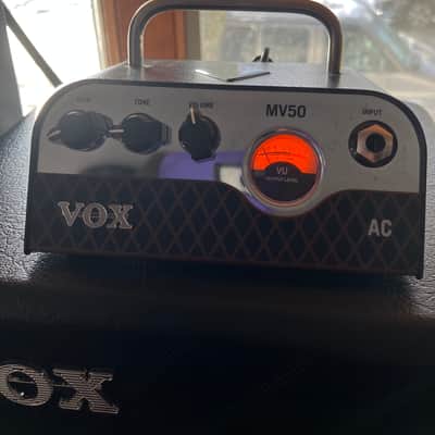 Vox MV50 Clean 50-Watt Guitar Amp Head 2017 - Present - Black / Silver/ 2 Vox speakers image 12