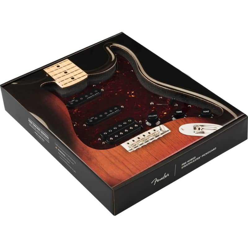 Fender 099-2347 Stratocaster HSS Shawbucker / Gen 4 Noiseless 11-Hole Pickguard Pre-Wired image 2