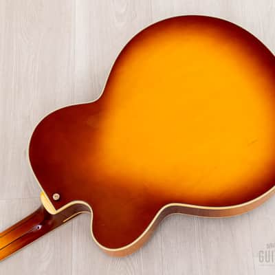 1993 Epiphone Emperor J Sunburst Archtop Electric Guitar Near-Mint w/ Case, Gibson & Duncan Humbuckers, Japan Terada image 16