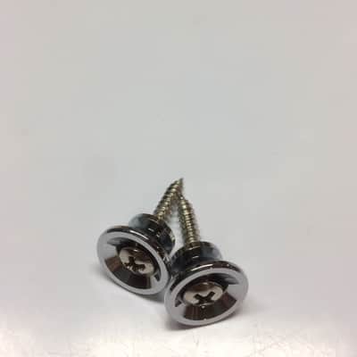 Strap Buttons End Pins w/Hardware Chrome image 1