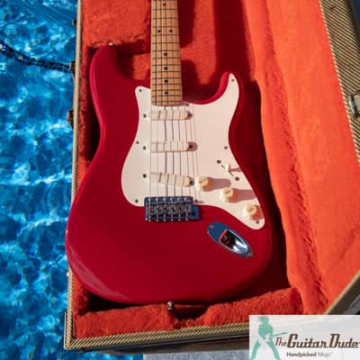 1995 Fender Eric Clapton Artist Series Stratocaster with Lace Sensor Pickups - Rare Torino Red - Yamano Export w COA - Pro Set Up! (Perfect Frets/Action/Intonation) image 1