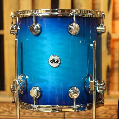 DW Collector's Maple SSC Regal to Royal Blue Burst Drum Set - 20,12,14 - SO#1444192 image 5