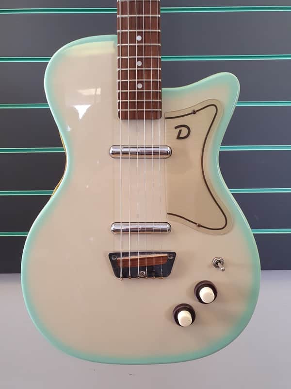 Danelectro U2 Aqua Burst Electric Guitar | Reverb
