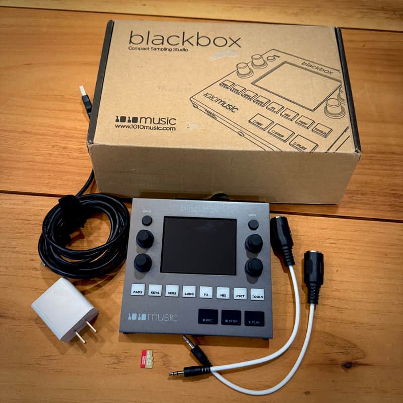 1010 Music Blackbox Desktop Compact Sampling Studio 2016 - Present - Black image 1