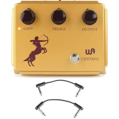 Warm Audio Centavo Professional Overdrive Pedal with 3 Patch Cables image 2