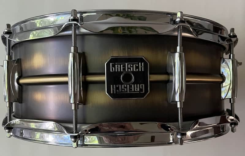 Gretsch S-5514-BB 5.5x14 Snare 2015 - 2024 - Brushed Brass image 1