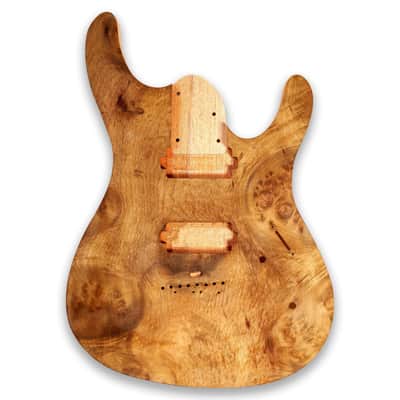 7 String Electric Guitar Burl Poplar Top (Right-Handed) image 2