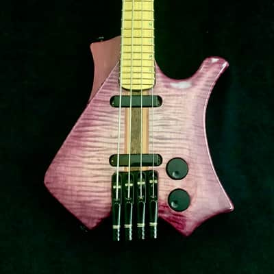 JD Guitars 2026 Headless Mini Bass PlumBurst image 3