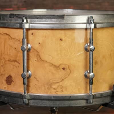 Lang Percussion 7x14" Gladstone 3-Way Snare Drum - Chestnut Veneer image 3