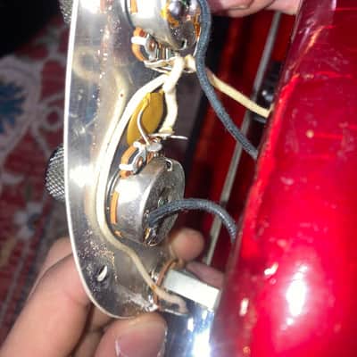 Fender Precision Bass with Rosewood Fretboard 1966 - All Original! - Candy Apple Red - Chris Cambell - Bob Seger image 23