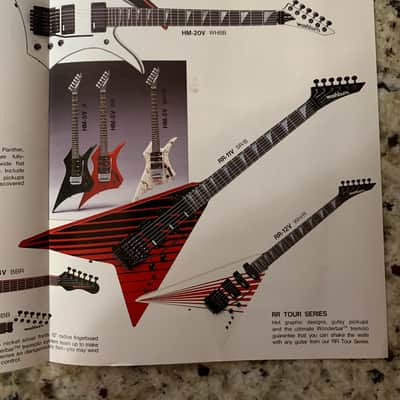 Washburn Catalog 1985 B-70 B-50 Sarzo HM-20 RR-11 image 5