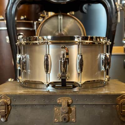 USED Gretsch 6.5x14 Full Range "Grand Prix" Aluminum Snare Drum image 2